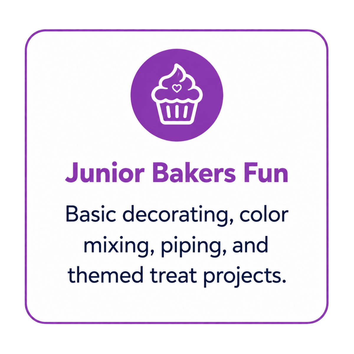 Junior Bakers Fun - Bright Builders Mobile Camp